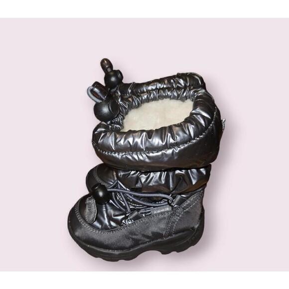 Kamik Winter Boots Size 5 Baby Toddler Silver Metallic - Picture 8 of 13
